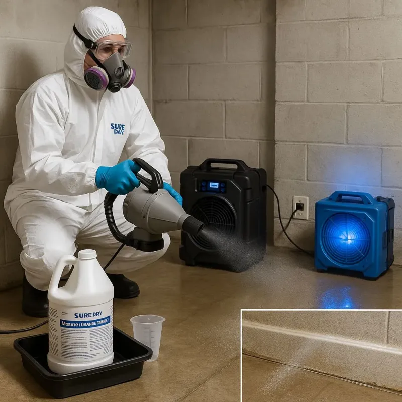 Sanitization and Odor Removal process in Schererville, IN